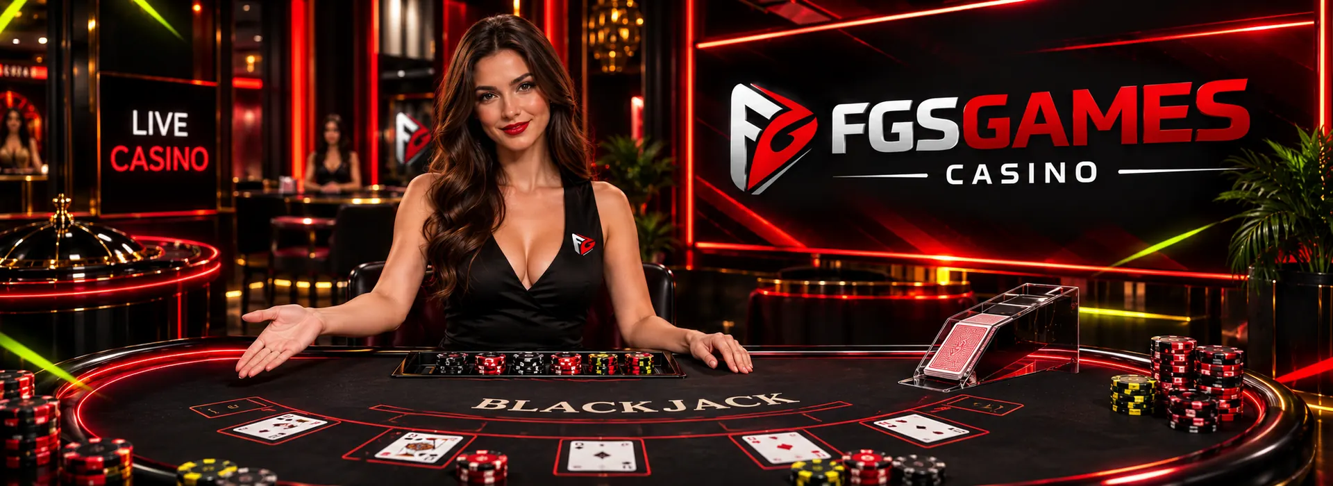 Live-Dealer-Tisch im FGS Games Casino